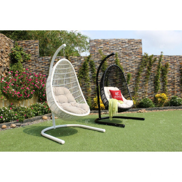 All Weather Outdoor Patio Jardim cadeira de balanço de vime Rattan Hammock